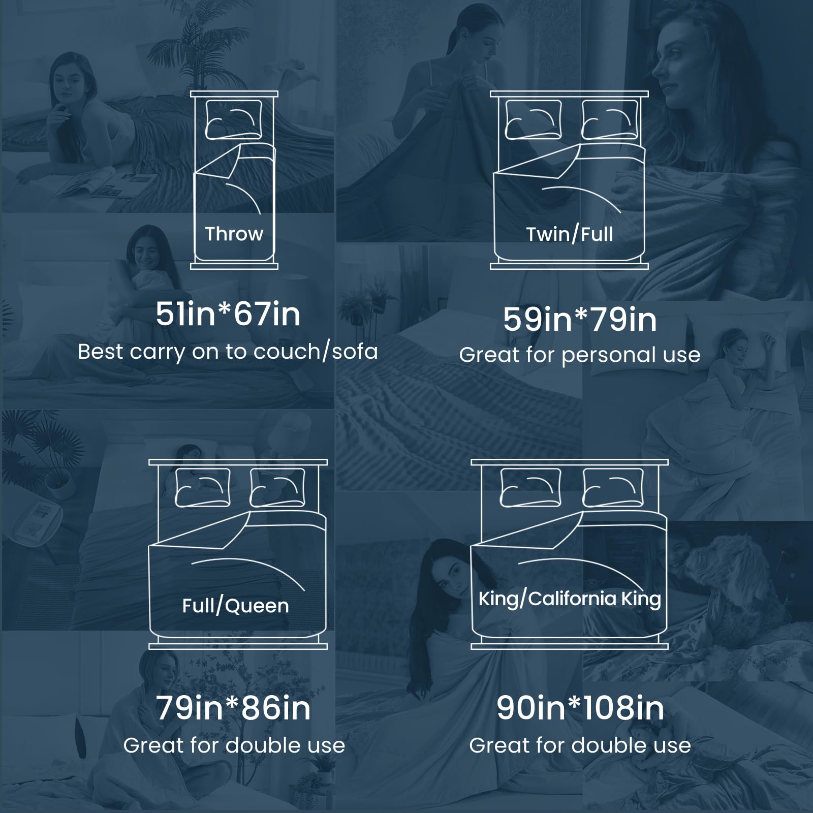 Elegear cooling blanket reduces heat buildup for restful nights.