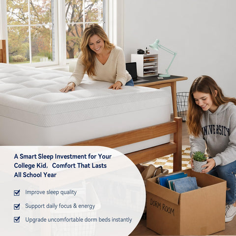 Elemuse dorm setup offers quick comfort without bed replacement