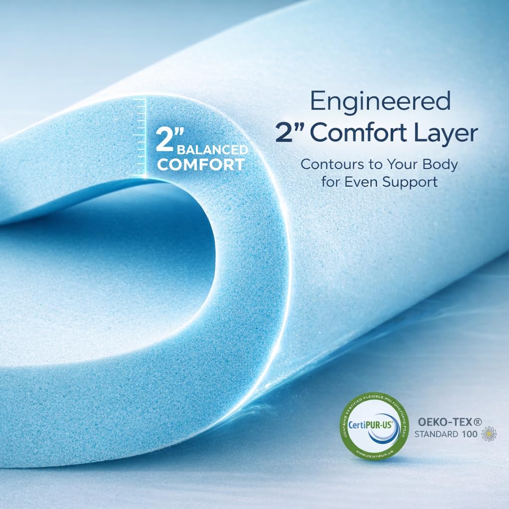 ELEMUSE topper protects your mattress and extends its life
