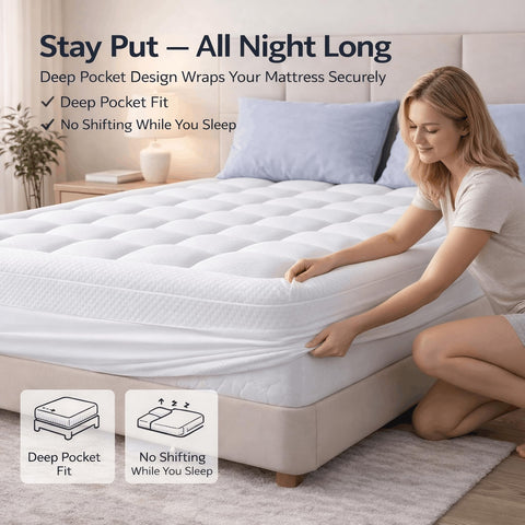 Elemuse memory foam motion absorption reduces partner disturbances.