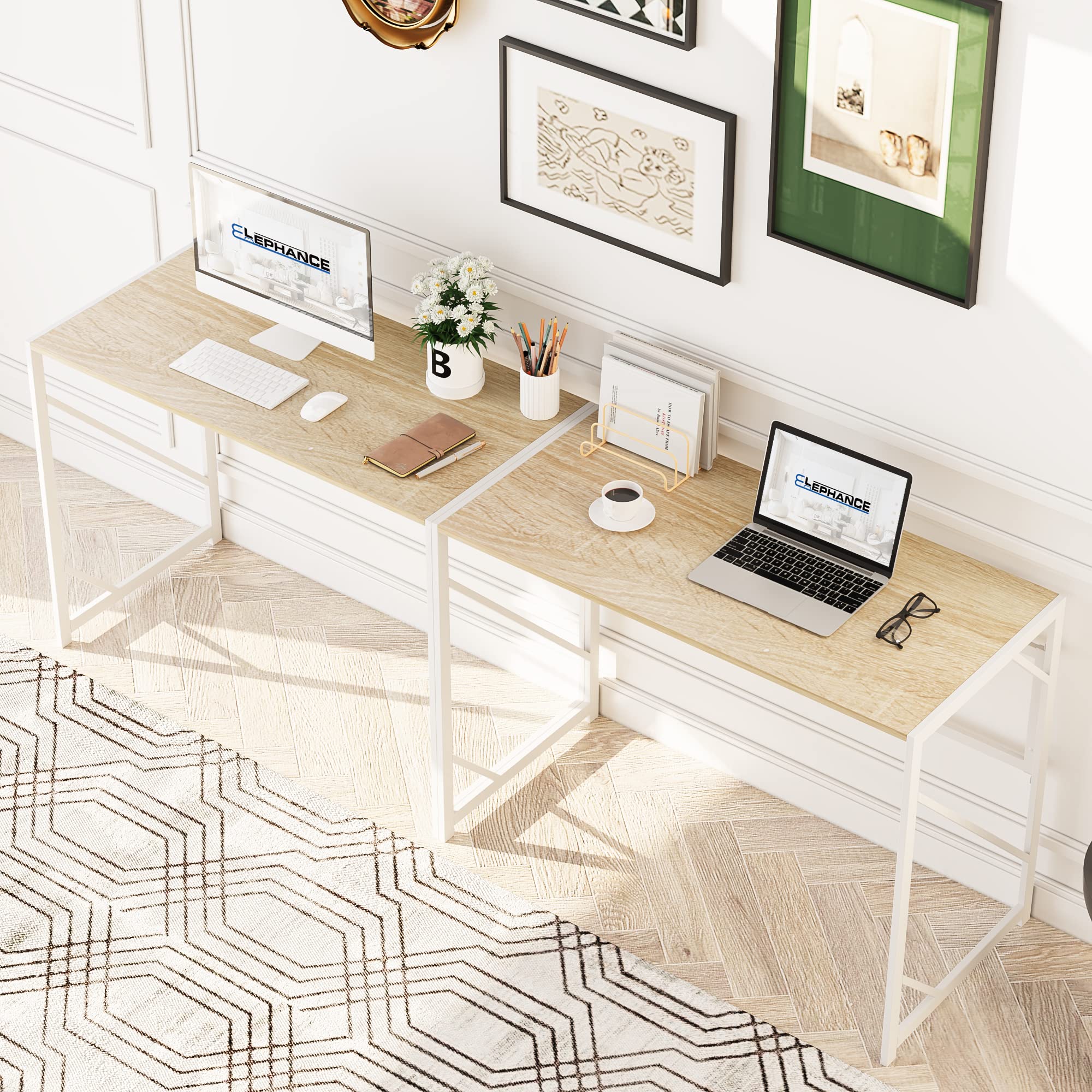 Elephance Folding Desk home-office pairs modern look with practical usefulness.