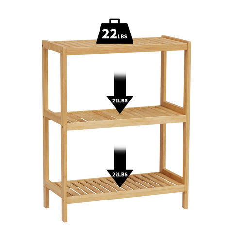 Elepude bathroom shelf with compact dimensions fits tight spaces without crowding.