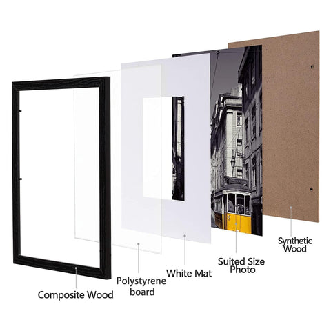 eletecpro 10-pack frames with engineered wood offer durable everyday use.
