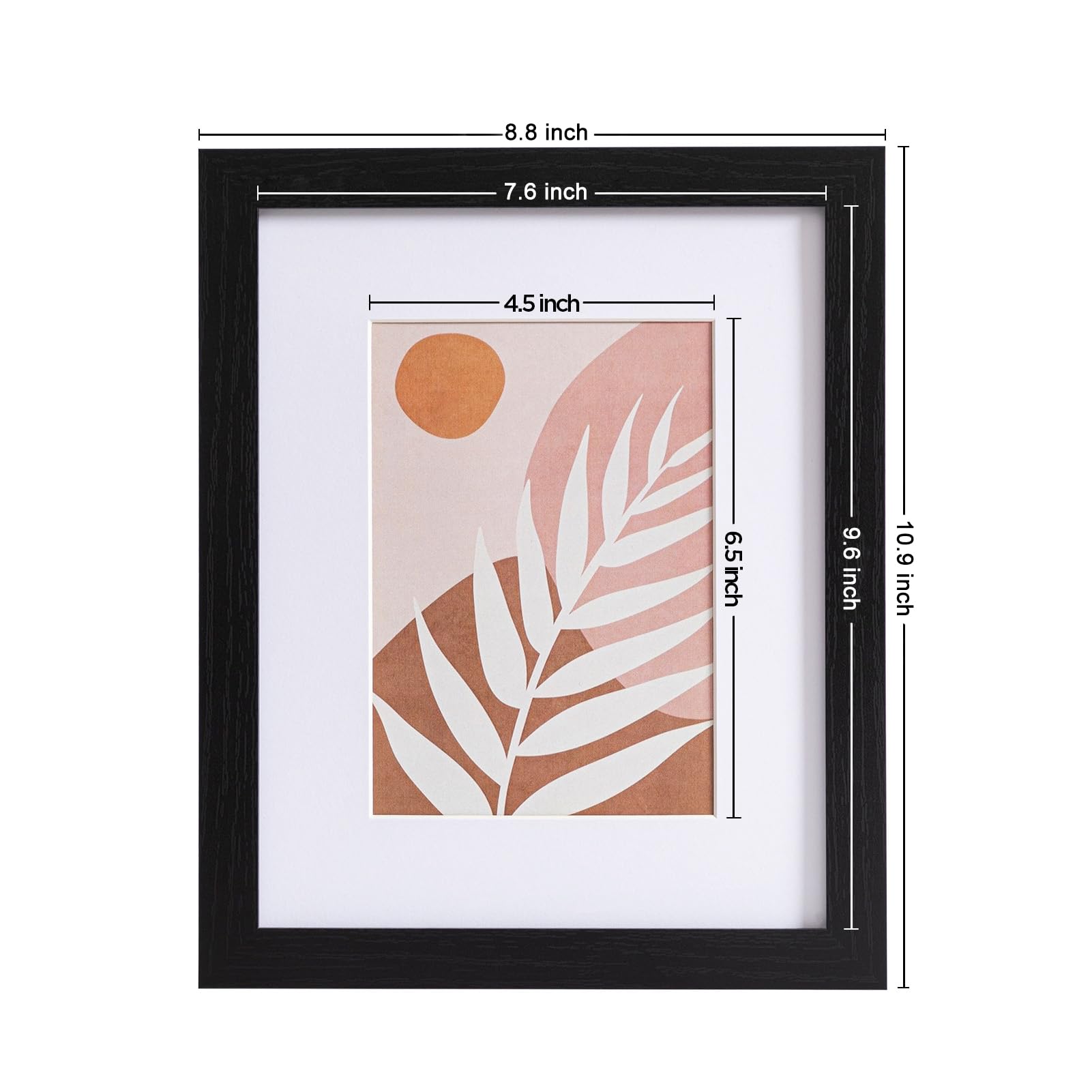 eletecpro 5x7 mat-included option adds a professional touch to photos.