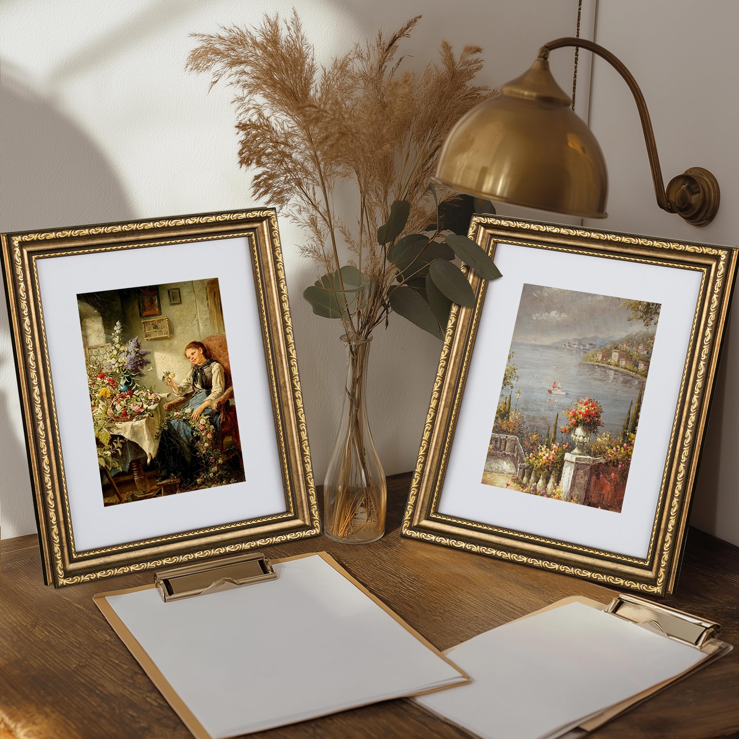 eletecpro antique frame with real glass guards against scratches