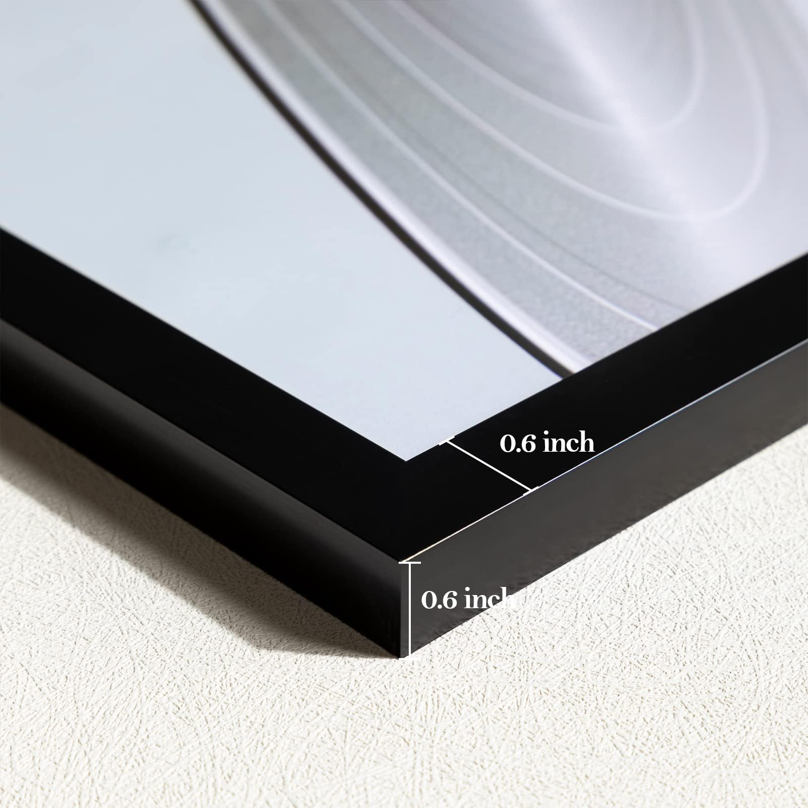eletecpro wall-mounting frame with slim profile saves space on wall