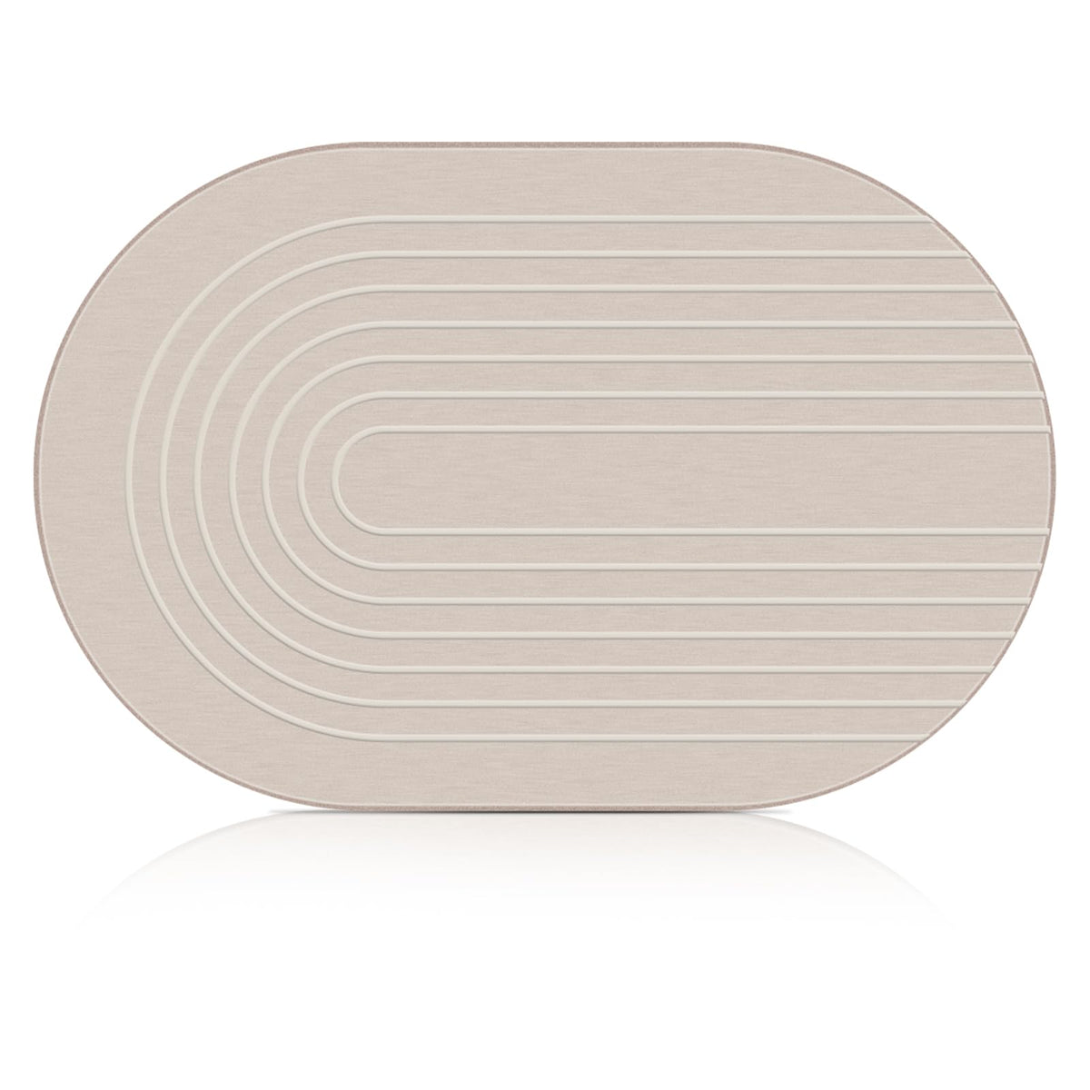 Elfcool Stone Bath Mat shows quick-dry absorption in a modern bathroom.