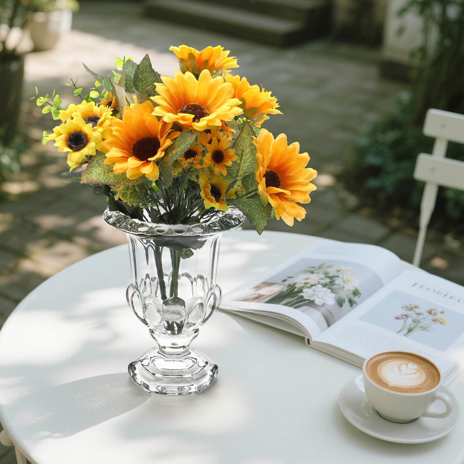 ELFULLY bouquet variety showcased in urn vase for versatile styling.
