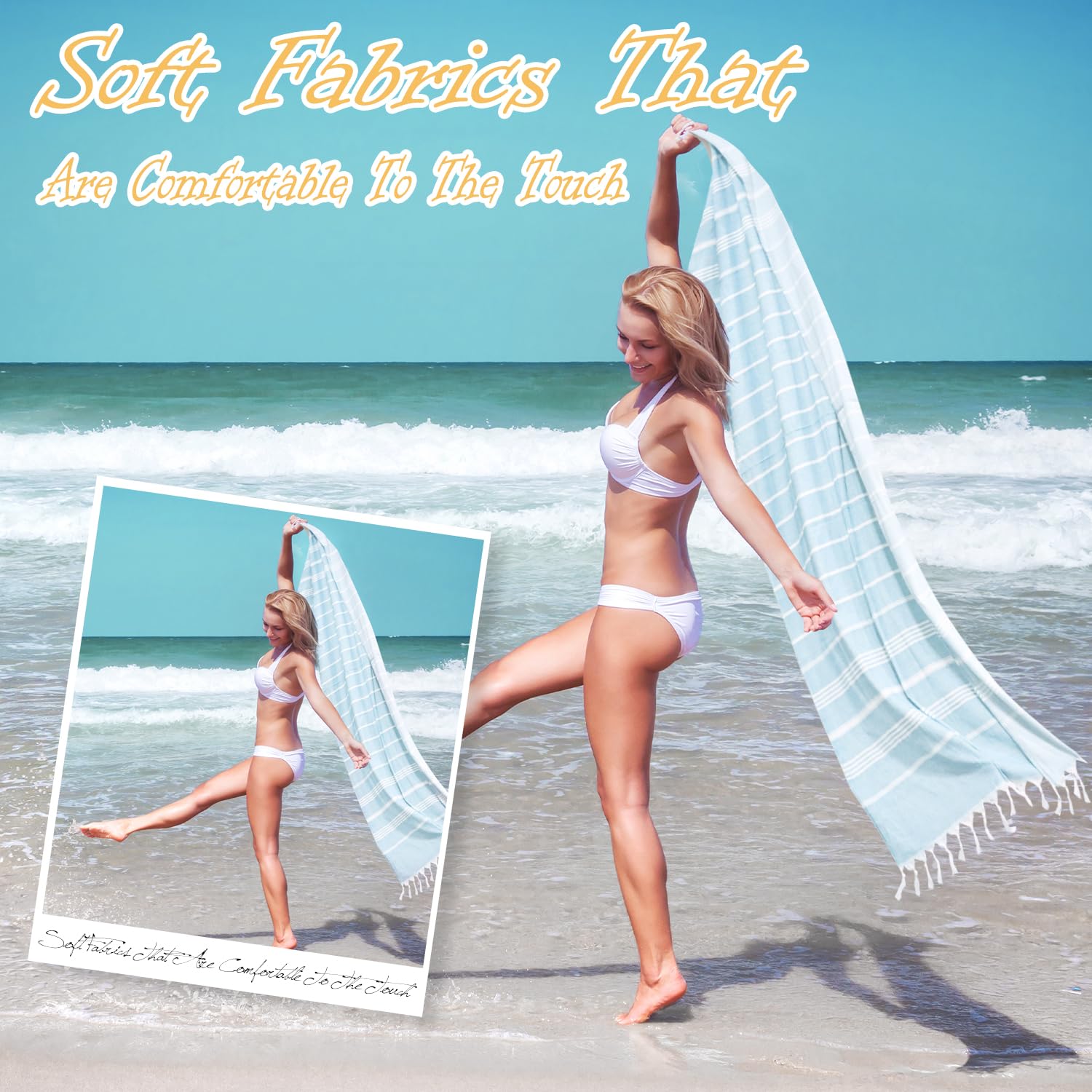 Eliamo quick-dry fabric dries quickly for back-to-back beach sessions.