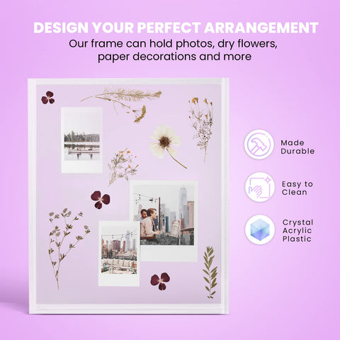 Elil Polaroid Fujifilm frame fits Instax Mini prints for instant memories.