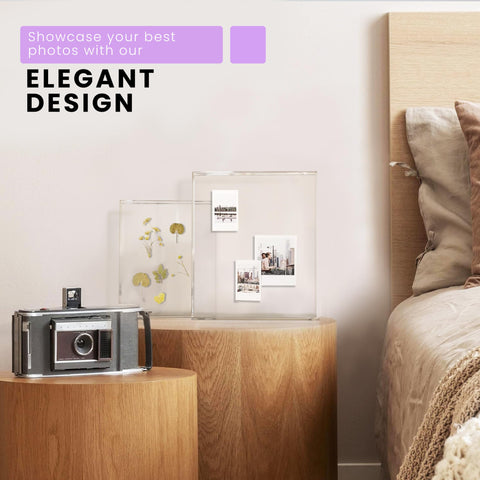 Elil Polaroid Fujifilm frame two-sided display highlights a versatile collage.