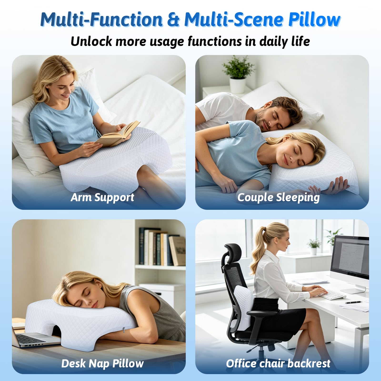 Eliteguard patented pillow design highlights innovative features and thoughtful construction.