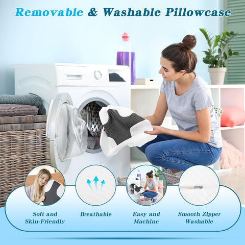 Eliteguard removable pillowcase enables easy cleaning and freshness