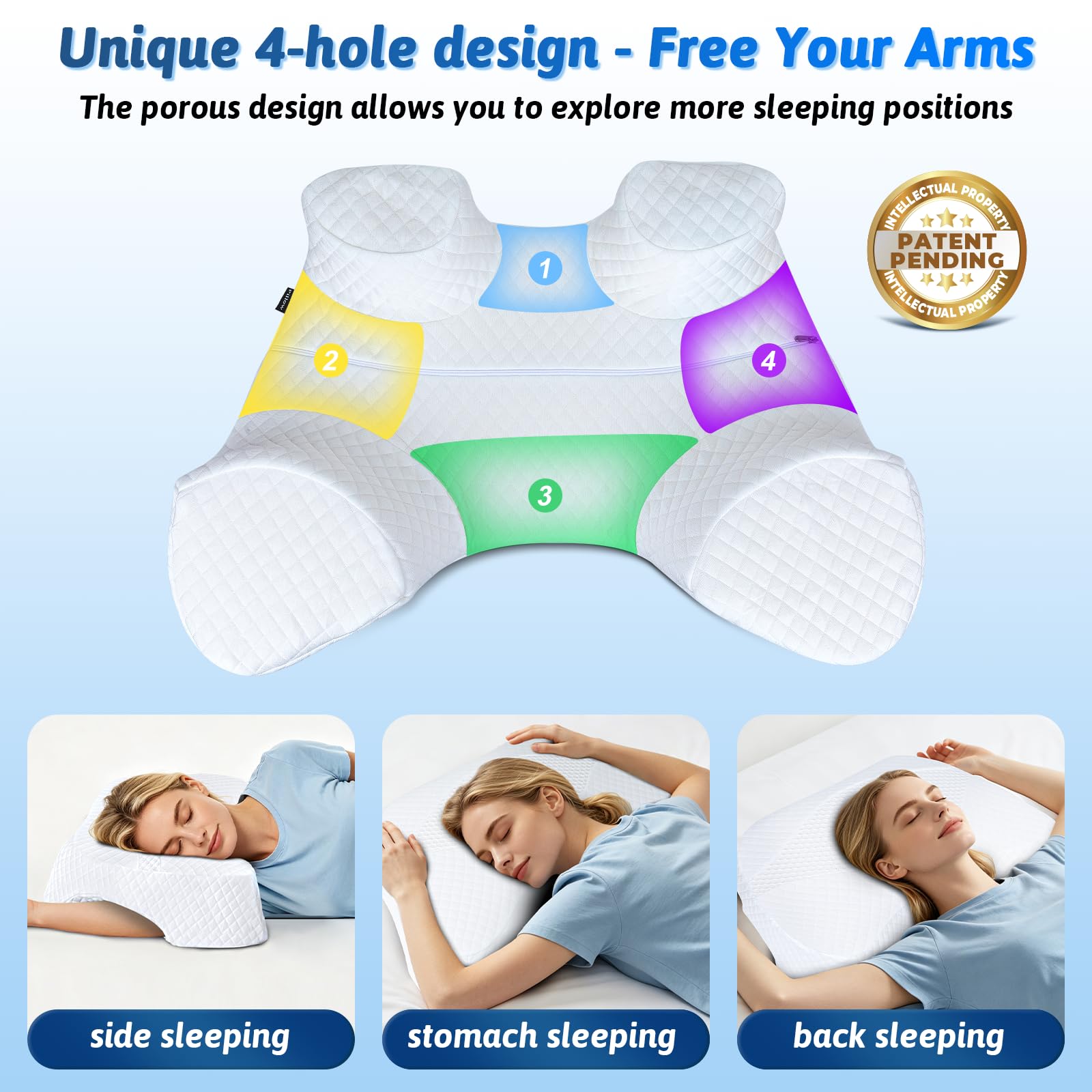 Eliteguard removable pillowcase is machine washable for easy care and freshness.