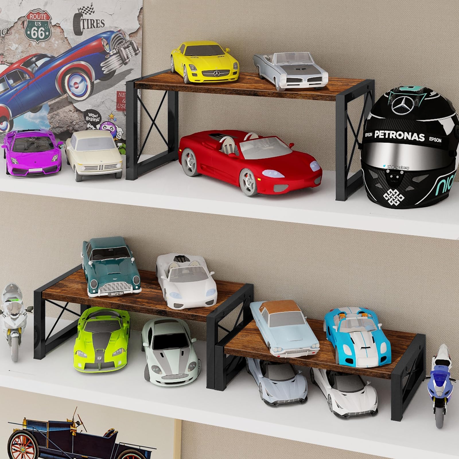 ELITEROO multi-use display rack for kitchen, store, or party setups
