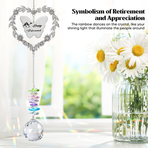Elivida sun catcher butterfly sheet brings vitality and cheerful energy to the room.