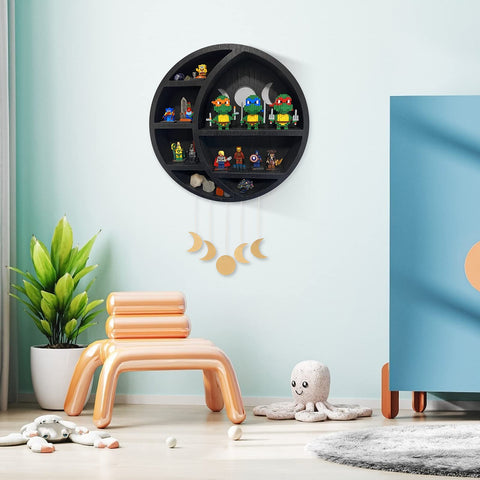 Ella and Emma five-shelf crystal holder keeps stones organized