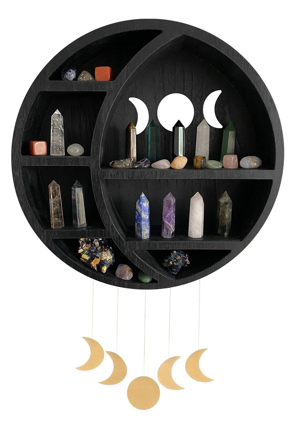 Ella and Emma wall-mounted shelf blends gothic and bohemian style