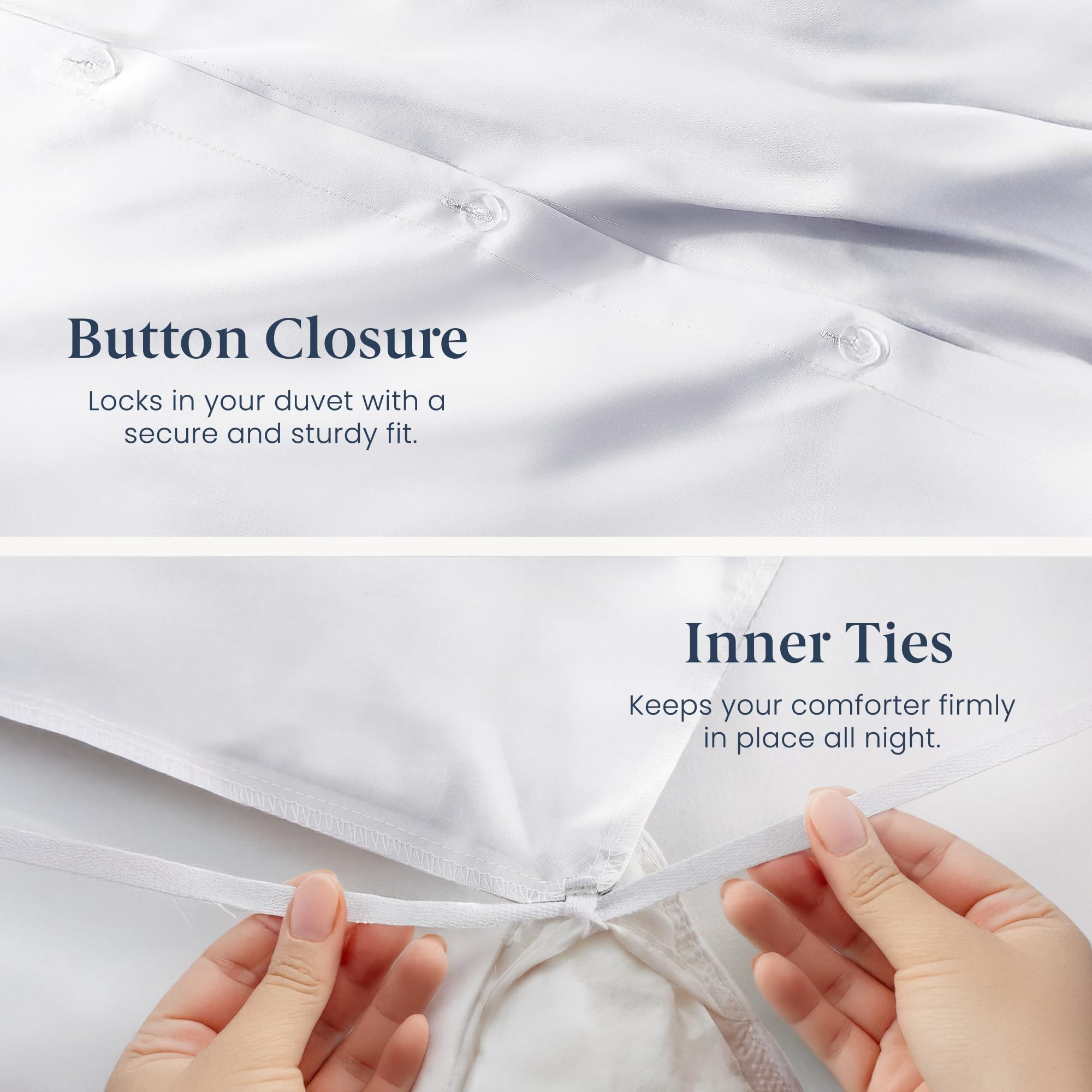 Ella Jayne 100% cotton percale offers breathable, cool comfort