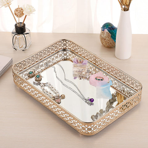 ELLDOO multipurpose tray for cosmetics, perfumes, or jewelry