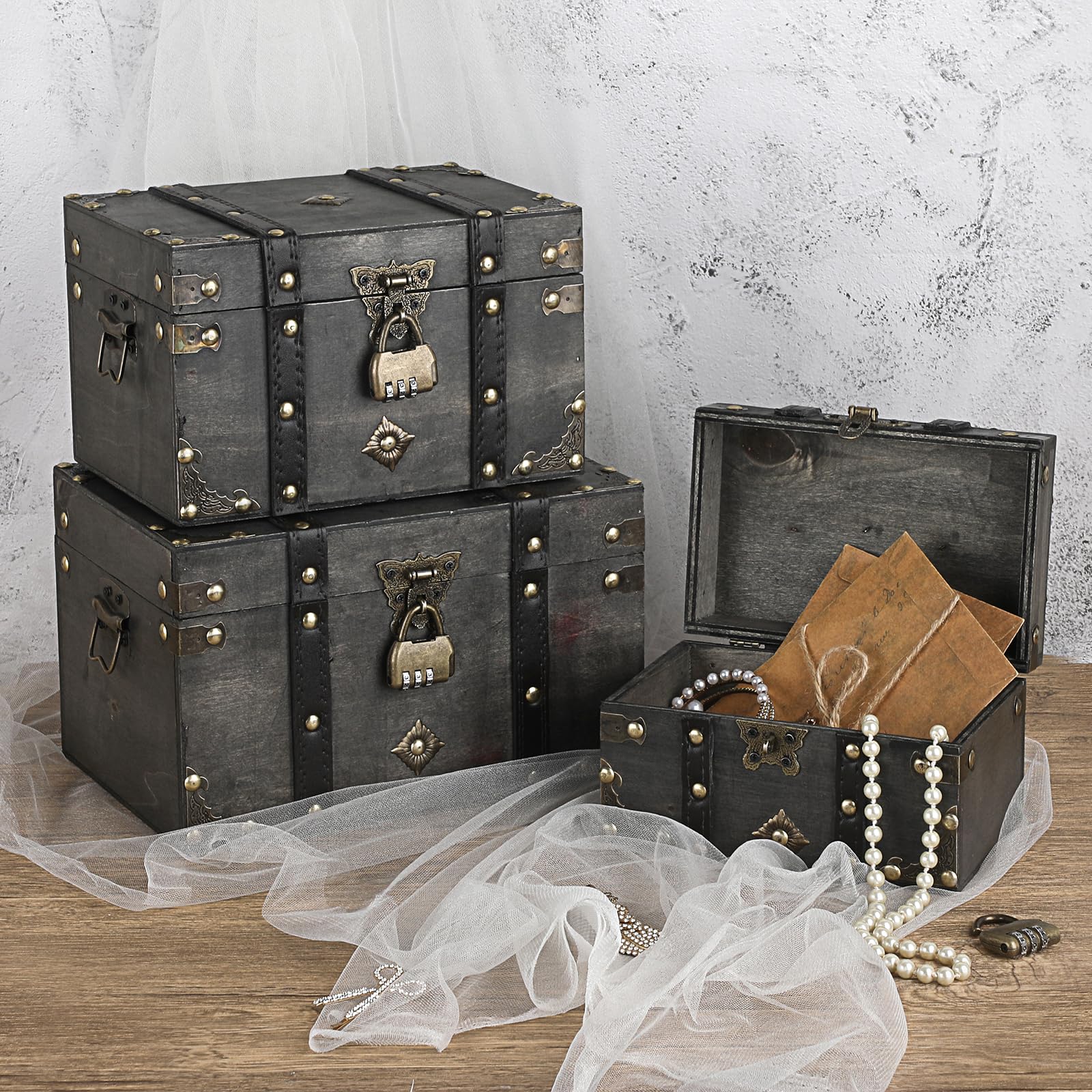 ELLDOO chest in a cozy room for vintage storage and decor.