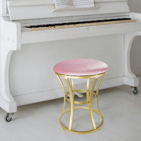 Ellensamqi sturdy metal frame with gold finish for lasting stability.