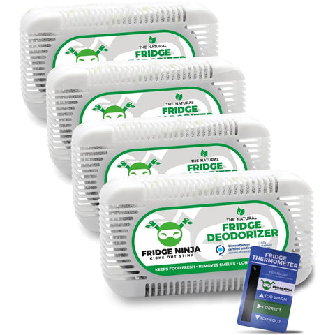Ellis Harper Fridge Ninja 4-pack front view showing an odor absorber for a fresher fridge.