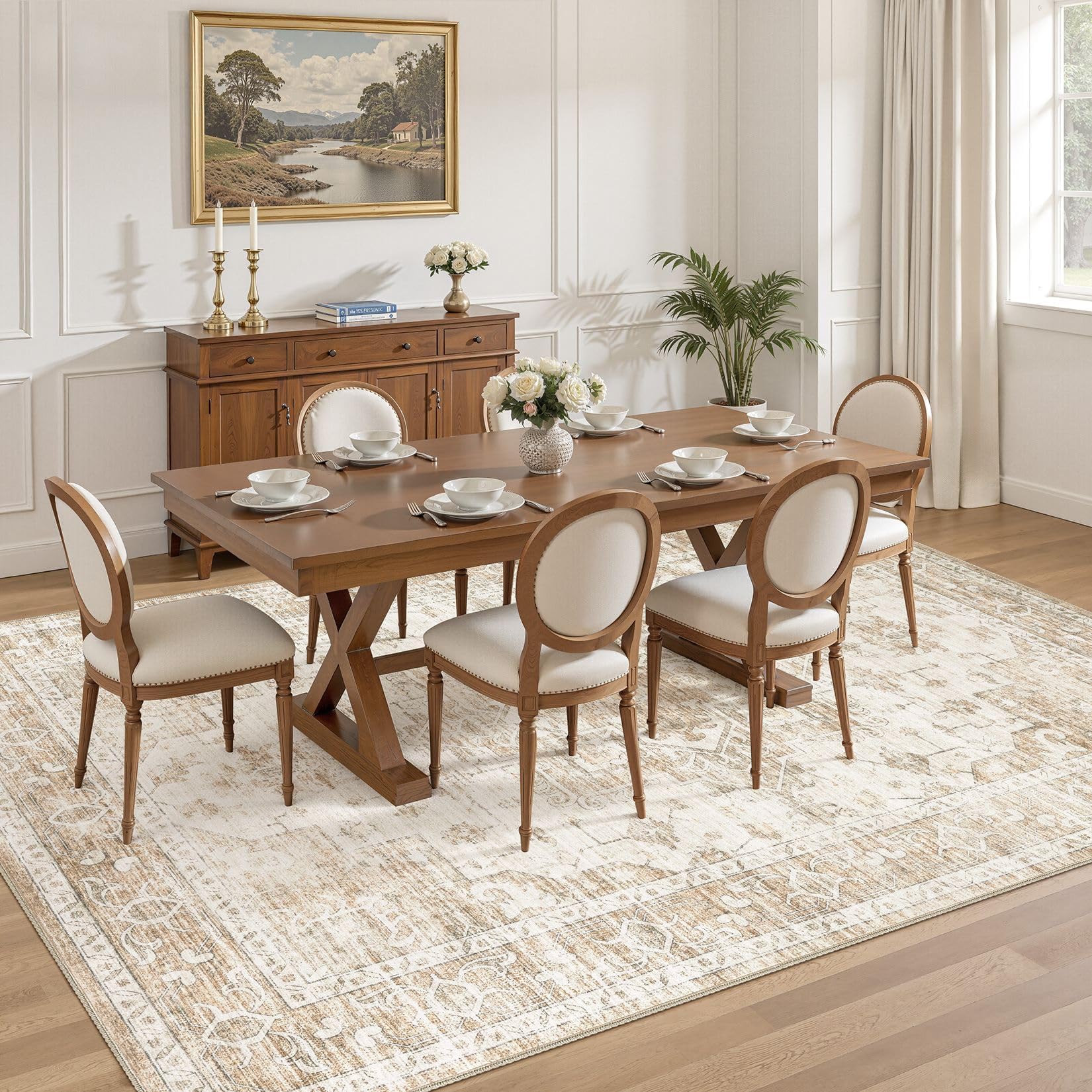 ELLIUNE ultra-soft pile rug with cashmere-like feel underfoot.