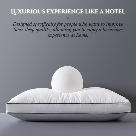 Airyfil middle layer providing bounce and support in ELNIDO QUEEN pillow