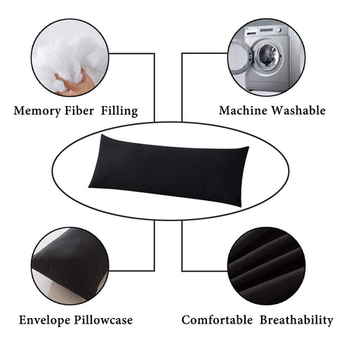 ELNIDO QUEEN machine washable pillow insert simplifies care.
