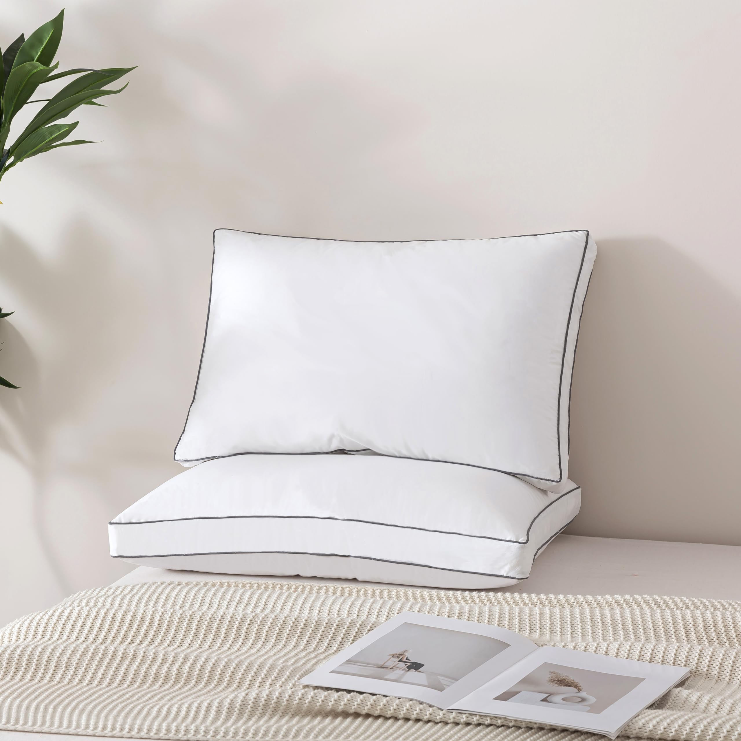 ELNIDO QUEEN pillow inside view shows soft, fluffy sleep support