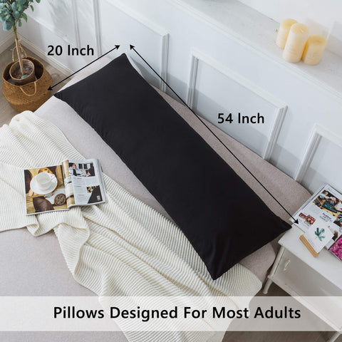 ELNIDO QUEEN unfolded body pillow demonstrates versatile, full-length support.