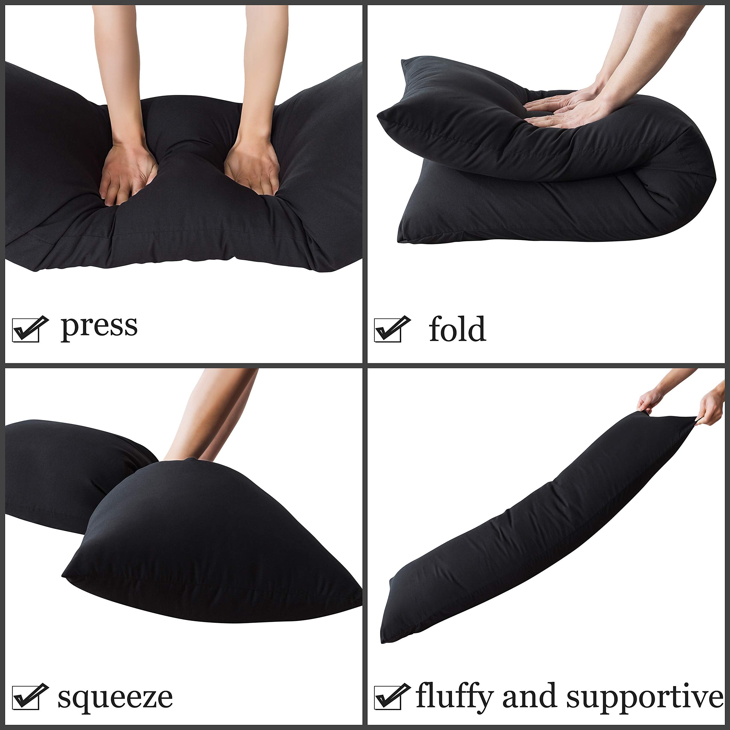 ELNIDO QUE queen vacuum-packed packaging expands to fluffy comfort.