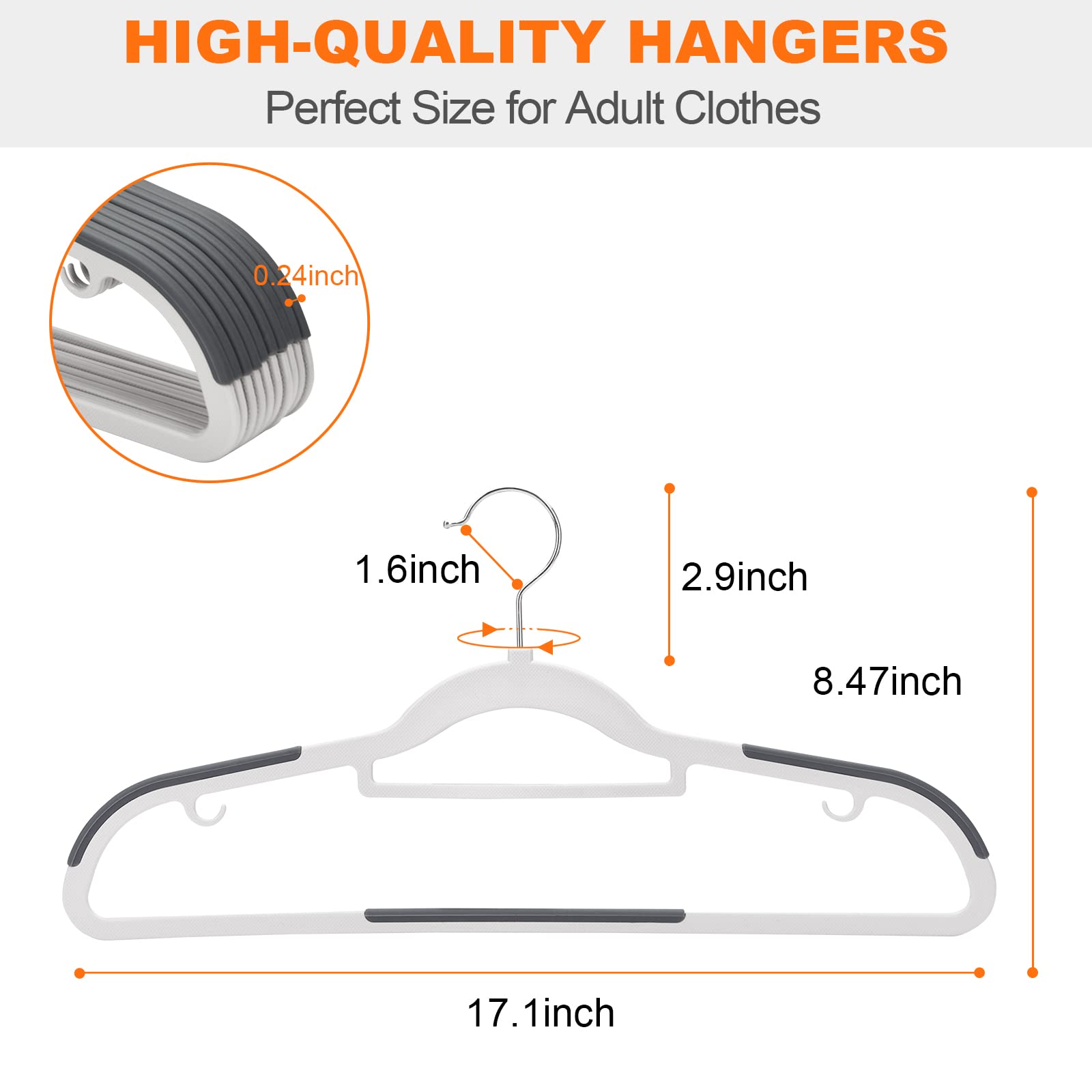 ELONG HOME central bar for hanging ties