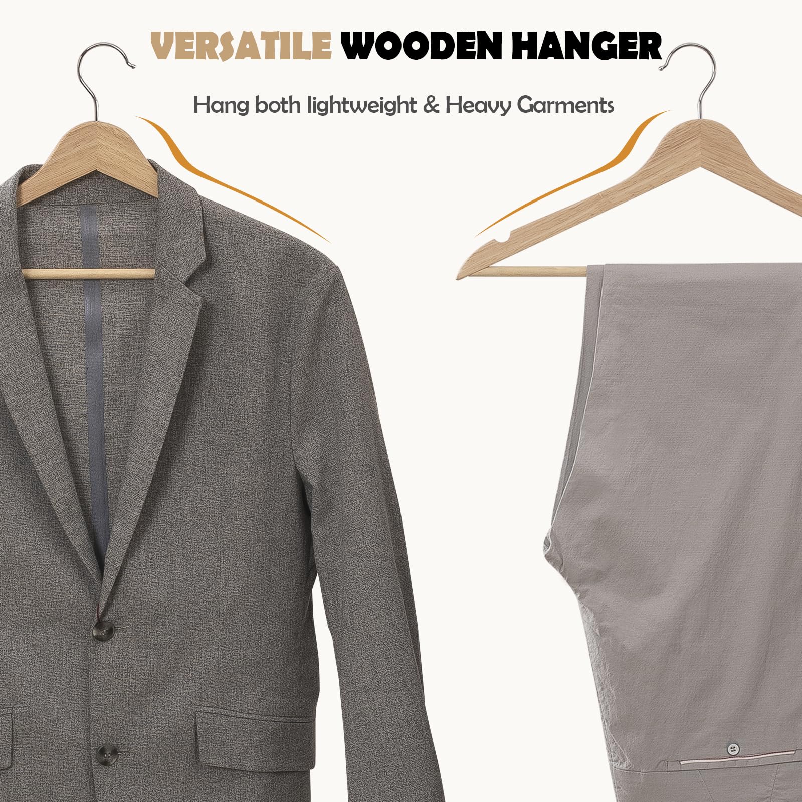 ELONG HOME non-slip pants bar keeps garments in place