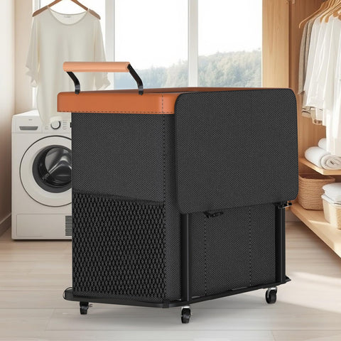 Elowen color-coded compartments help separate laundry quickly and reduce color bleeding.