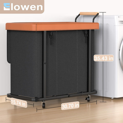 Elowen heavy-duty steel frame supports up to 150 lbs for busy households.