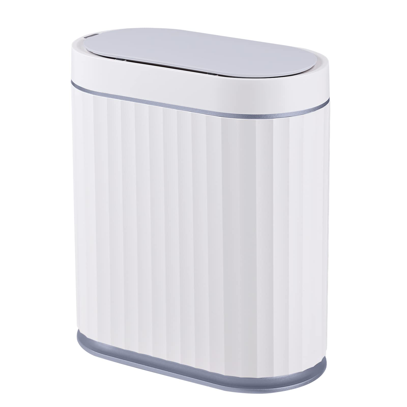 ELPHECO bathroom trash can with motion sensor lid for hands-free use