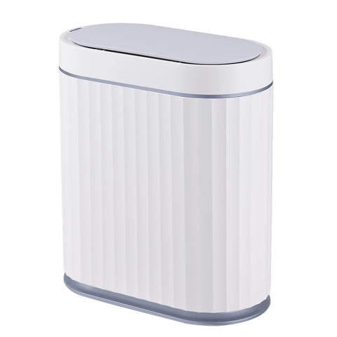 ELPHECO bathroom trash can with motion sensor lid for hands-free use