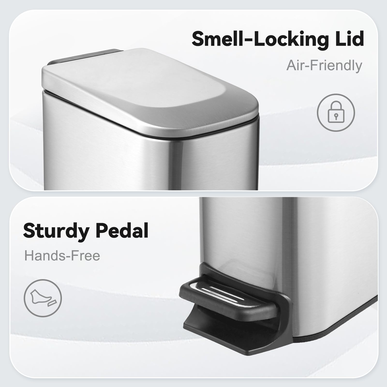ELPHECO built-in handle enables easy transport between rooms.