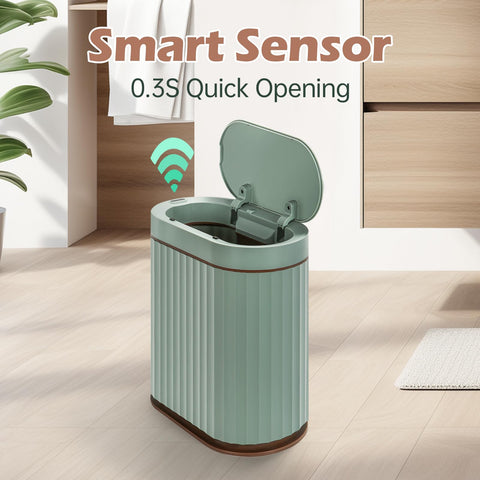 ELPHECO motion-sensor lid trash bin enables touchless disposal