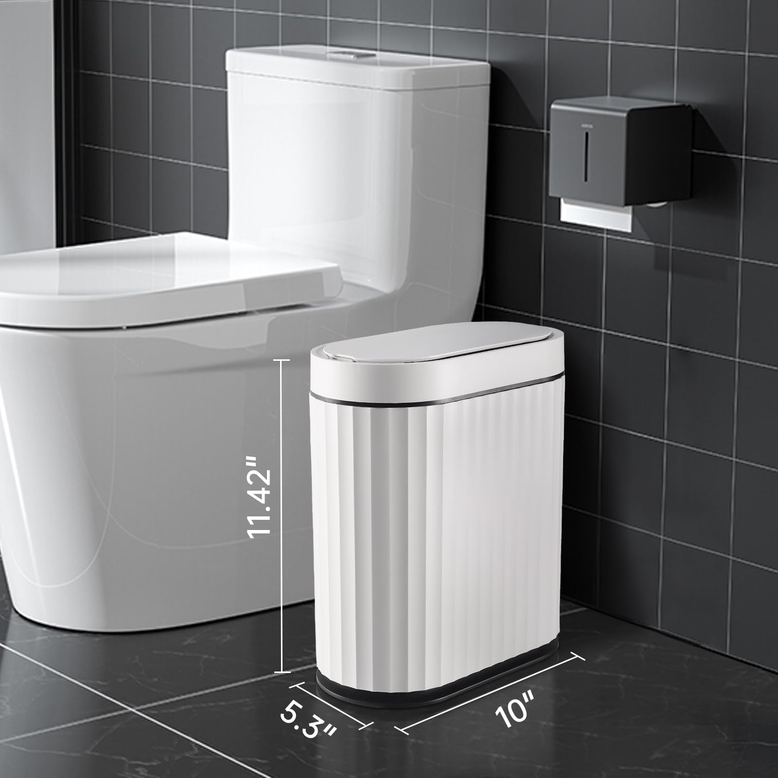 ELPHECO sensor activation technology enables hands-free use and reduces openings for cleaner, more hygienic use.