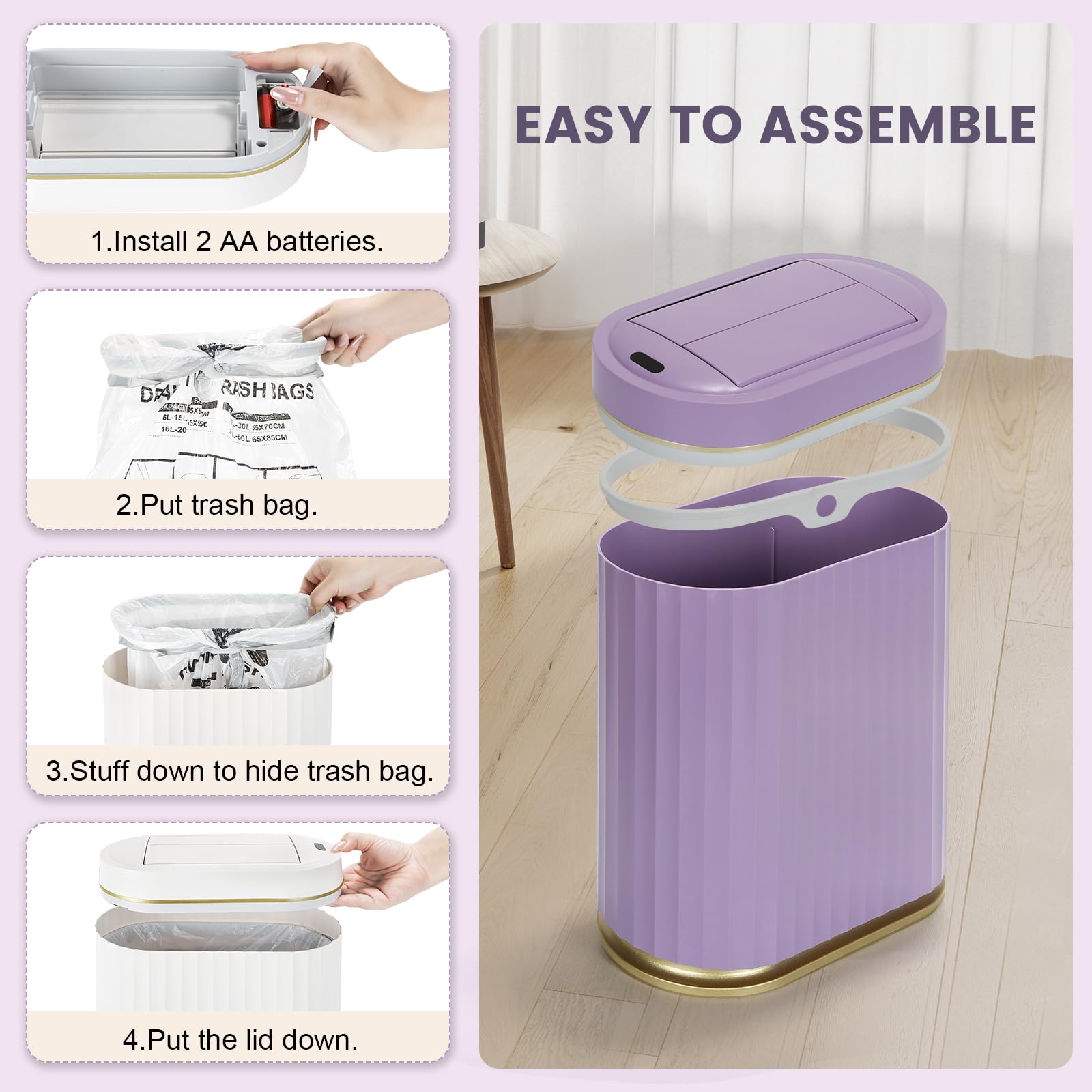 ELPHECO sleek premium plastic finish complements modern decor.