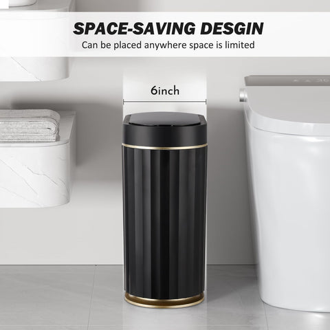 ELPHECO slim space-saving bin fits narrow spaces without sacrificing capacity.