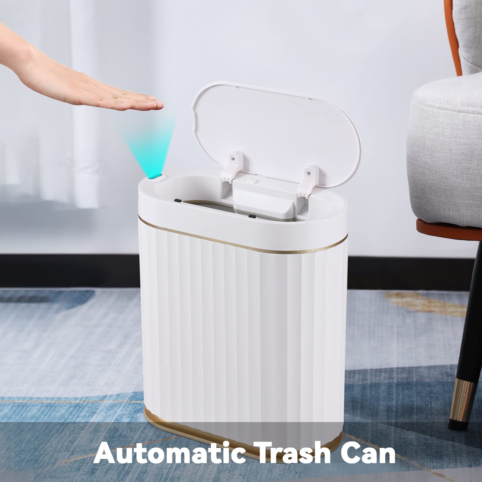 ELPHECO trash bag fix ring keeps liners secure and neat
