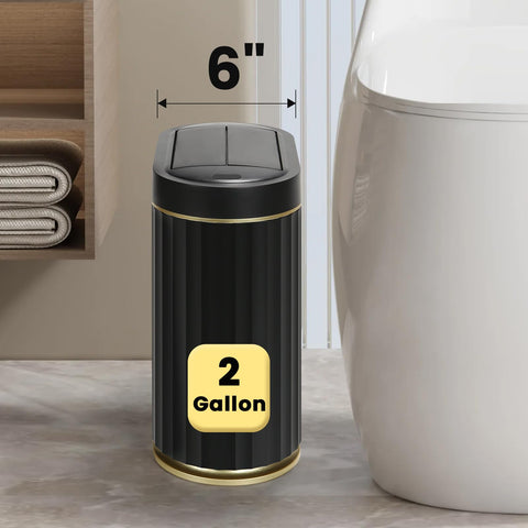 ELPHECO waterproof trash bin ideal for bathrooms and wet areas.