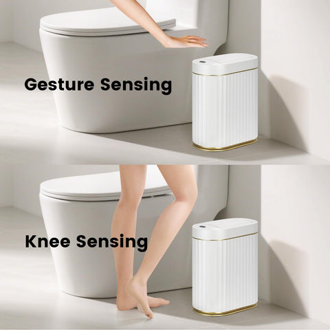 ELPHECO waterproof trash can suitable for bathrooms and damp spaces.
