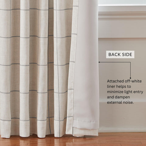 Elrene Brighton bedroom decor drape complements modern farmhouse style