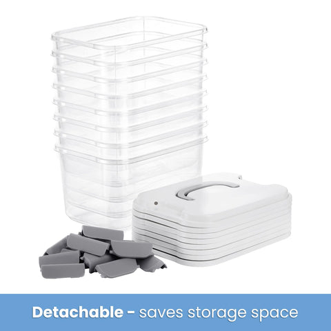 Elsjoy transparent body lets you see items at a glance.