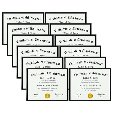 ELSKER&amp;HOME 11x14 frame pack front view for certificates and prints.